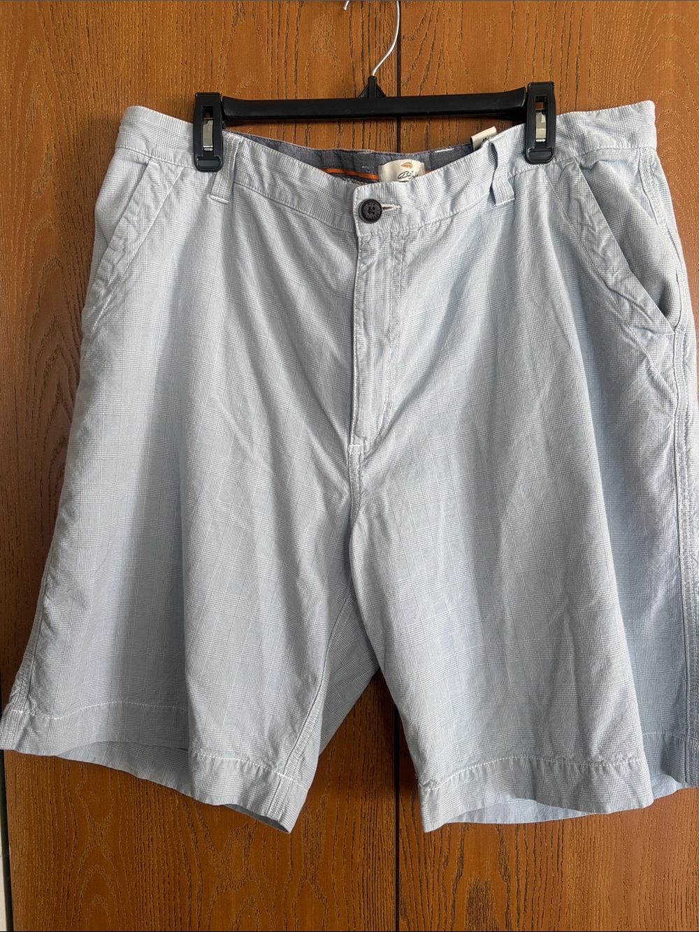 Light Blue Men’s Flat Front Chino Shorts